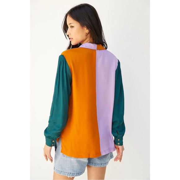 FARM Rio Multicolor Button-Up Blouse - Picture 3 of 5